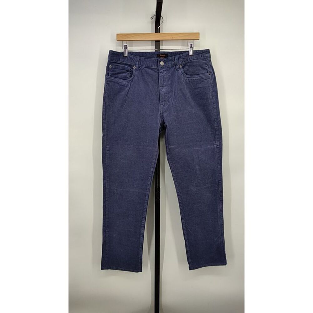 Quince Men Organic Stretch Corduroy 5 Pocket Pants Storm Blue 34